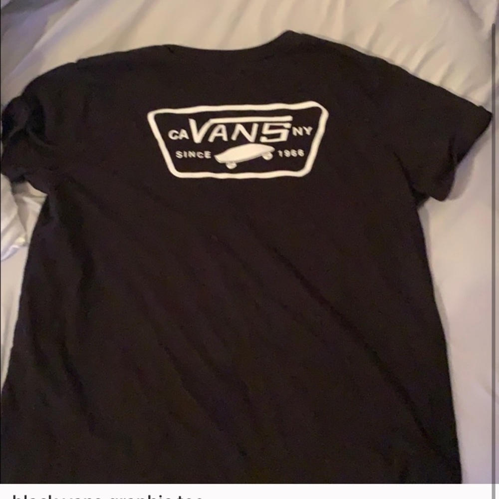 black vans t shirt